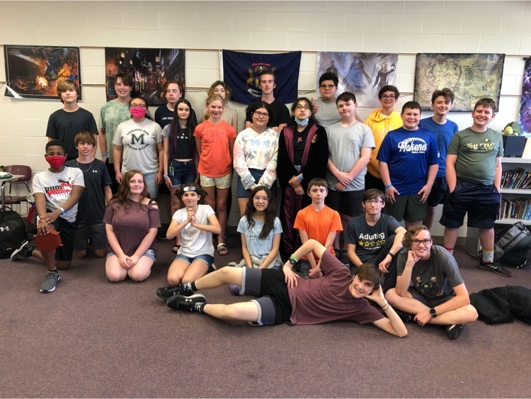 group of jr high students 