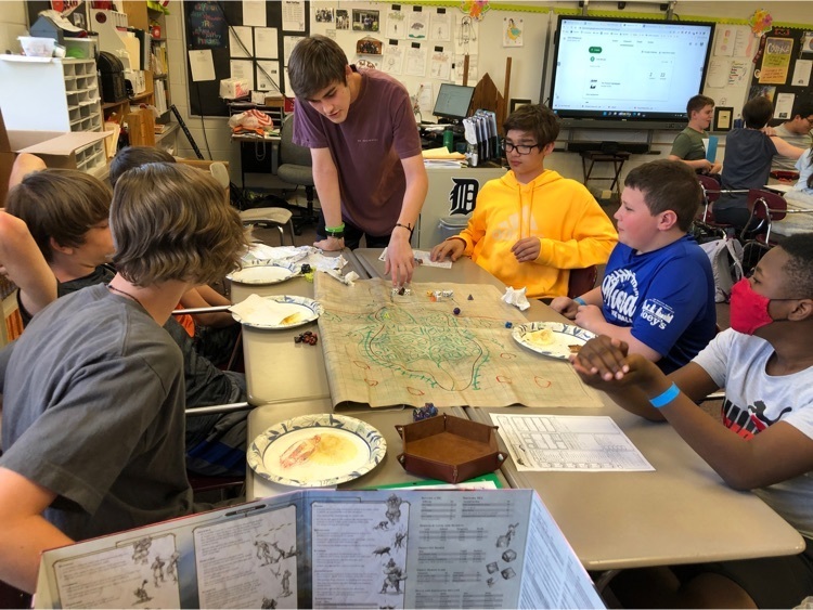 students playing dungeons and dragons 