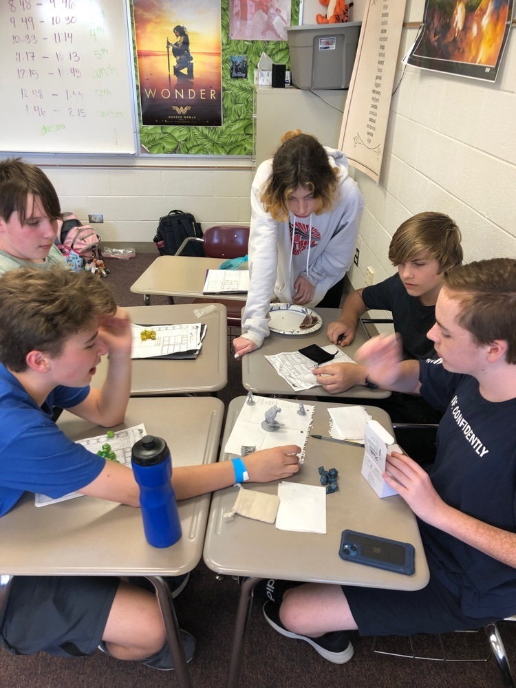 students playing dungeons and dragons 