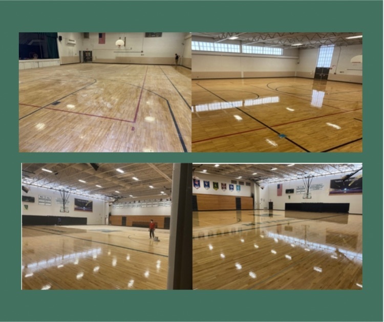 before and after gym floor 