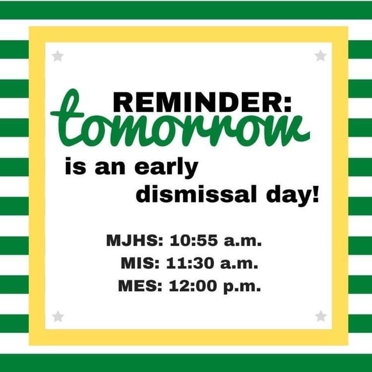 early dismissal graphic 