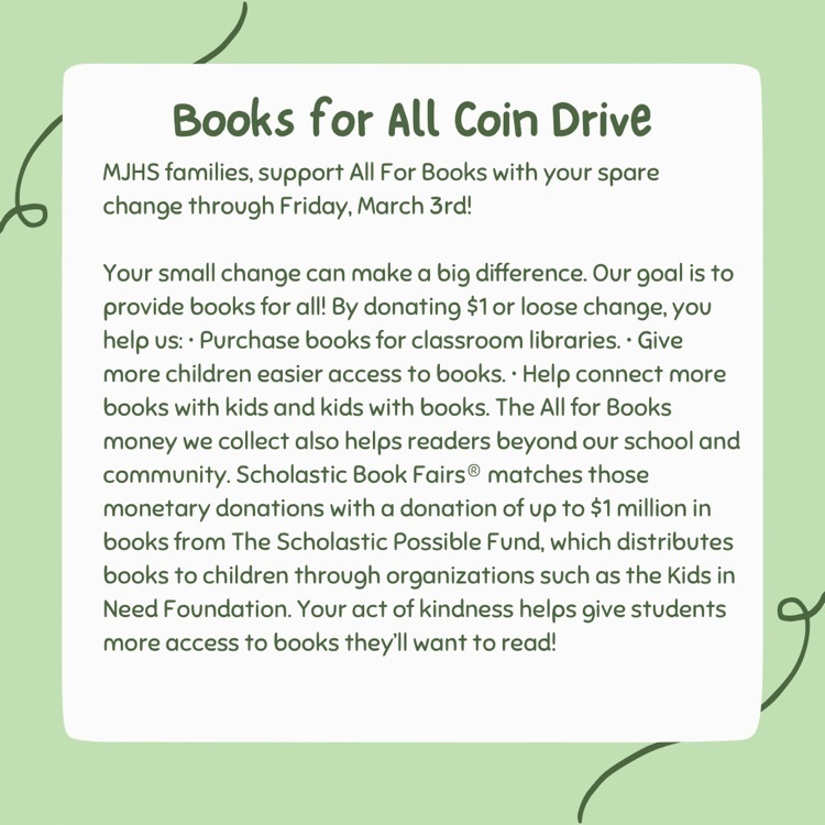 books for all coin drive